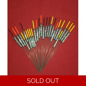 'MATCH RANGE' CLEARANCE x 25 Pole Floats (SRG009)